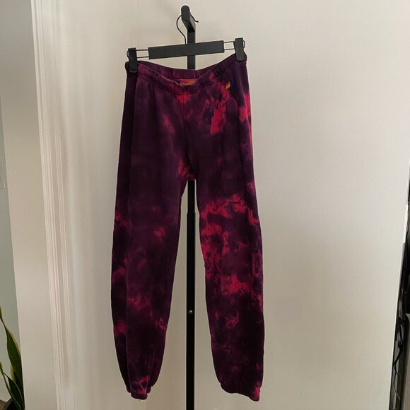 Aviator Nation - Tie Dye Women's Sweatpants - Purple/Pink - Picture 1 of 3